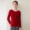 Women's 100% Pure Cashmere Slim Fit Round Neck Long Sleeve Sweater - Warm, Knit, Autumn/Winter.