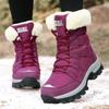 Winter Plus Plush Thick Warm High Top Snow Boots Cotton Boots Women's Shoes Casual Outdoor Cotton Boots