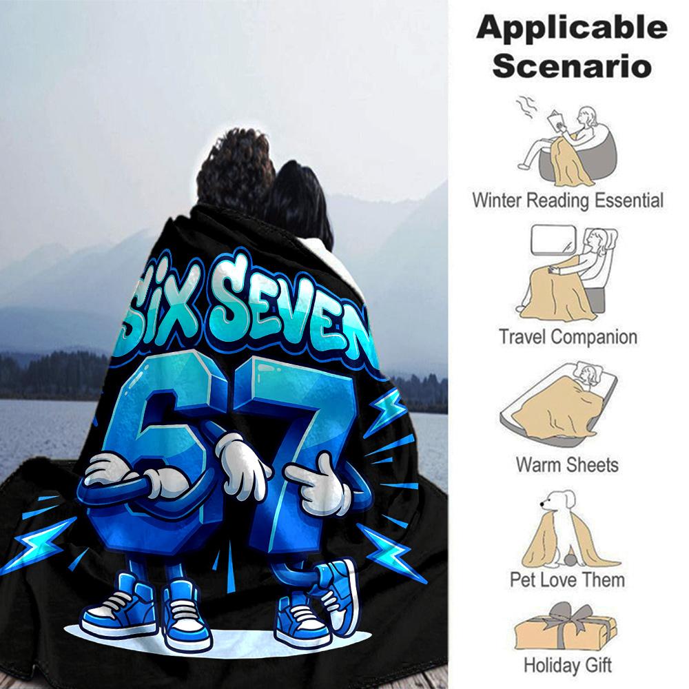 Six Seven Adventure Flannel Blanket Super Soft Warm Cozy Blanket For Sofa Bed Office Travel Allseason Home Decor Gift