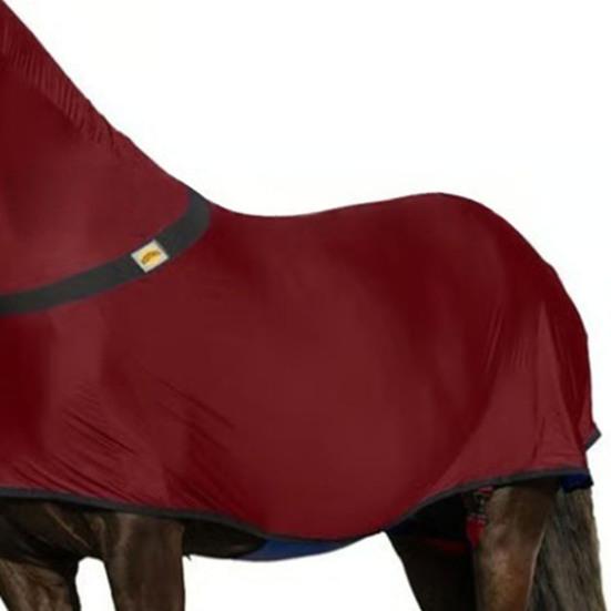 Попона для лошади на все тело с капюшоном на молнии, обертышем для живота, эластичная дышащая, для пони, эластичный чулок, слинки с защитой шеи, конные принадлежности