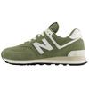 Nb 574 Comfortable Versatile Durable Breathable Low Top Casual Running Shoes Unisex Sneaker Green Beige U574GCE