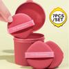 Boxed Powder Puff Set Sponge Face Foundation Detail Puffs Professional Round Shape Portable Soft Cosmetic Puff Women Makeup Tool