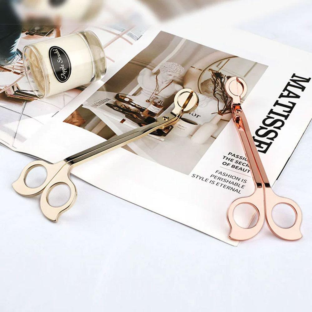 Триммер для фитиля свечи с дизайном в виде бабочки, металлические ножницы, инструмент для ухода за свечами, материал из нержавеющей стали, аксессуар для ароматерапевтических свечей