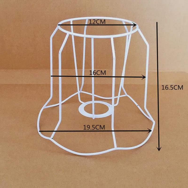 Рамка абажура из плетеной веревки своими руками: Круглая и квадратная железная фурнитура для настольных ламп