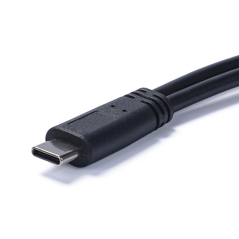 USB C - USB (Female/Male) OTG адаптер-кабель с функцией зарядки для телефонов, планшетов, для мышей, клавиатур, дисков