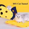 Складной туннель для питомцев, труба, кровать, коврик для активности кошек, игрушка, прочный игровой коврик для кошек для интерактивных игр