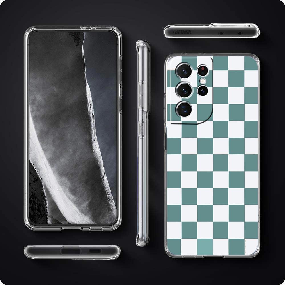 Клетчатый чехол для телефона Samsung Galaxy S23 Ultra S22 5G S20 S21 FE 5G S10E S9 S8 S10 Plus Мягкий прозрачный чехол