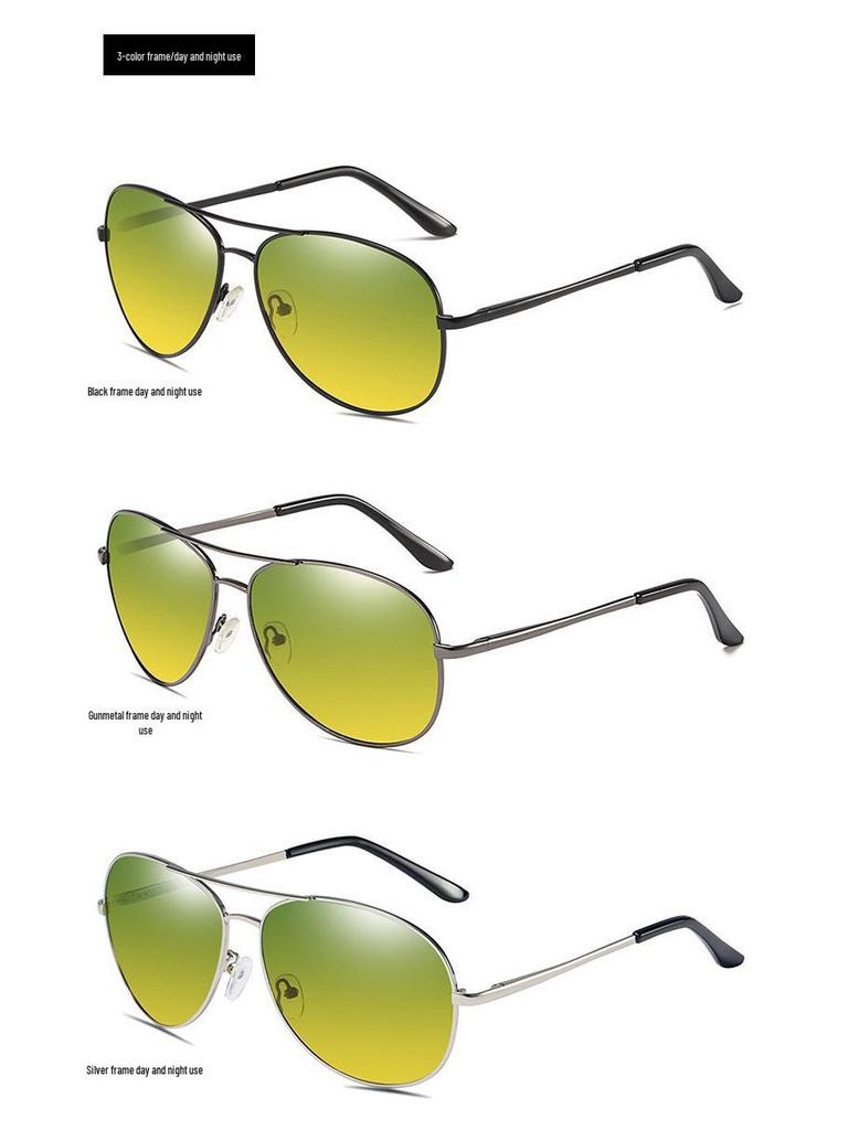 Мужские поляризационные солнцезащитные очки от УФ-лучей, модные 'лягушки' для вождения 2025