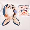 Silk Silk Small Square Scarf for Women Tying Hair Decoration