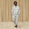 Fear of God Essentials SS23 Нейлоновые спортивные штаны с принтом логотипа-печати Seal, утолщенные, теплые, американские, тяжелый вес, вязаные спортивные штаны, мужские штаны, цвет Seal-Gray, FOG-SS23-028