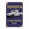 Land Cruiser Bj45 Metal Signs Design Home Wall Pub Mural Painting Tin Sign Posters