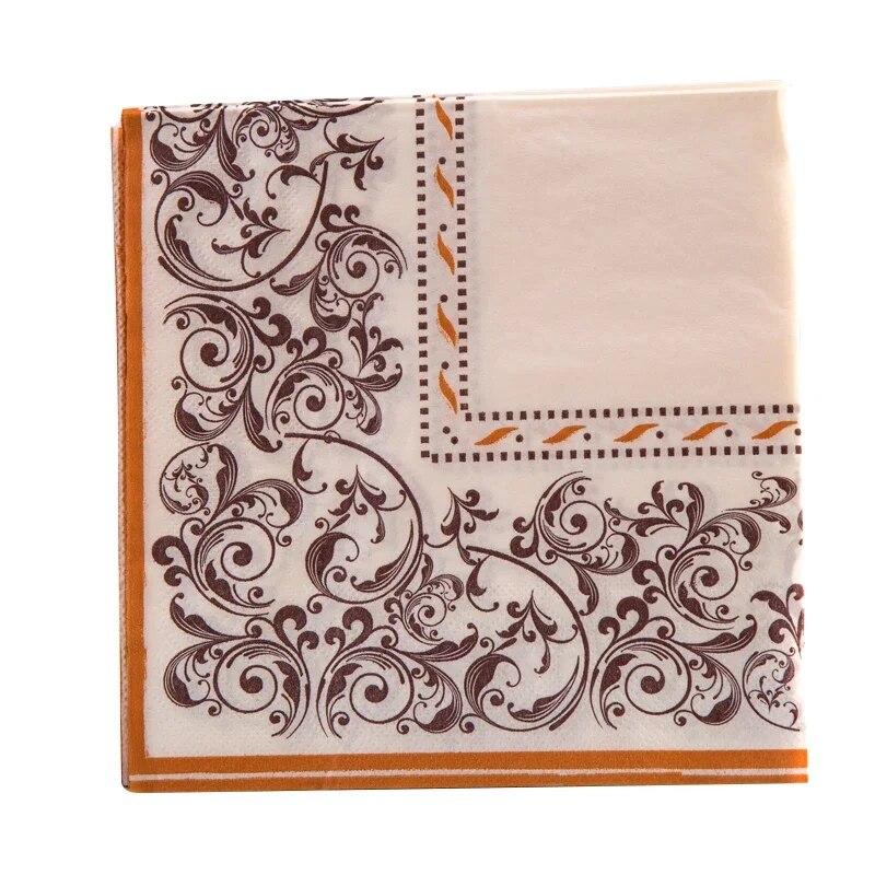 Одноразовые салфетки для вечеринок двухслойные, 20 шт./упак.