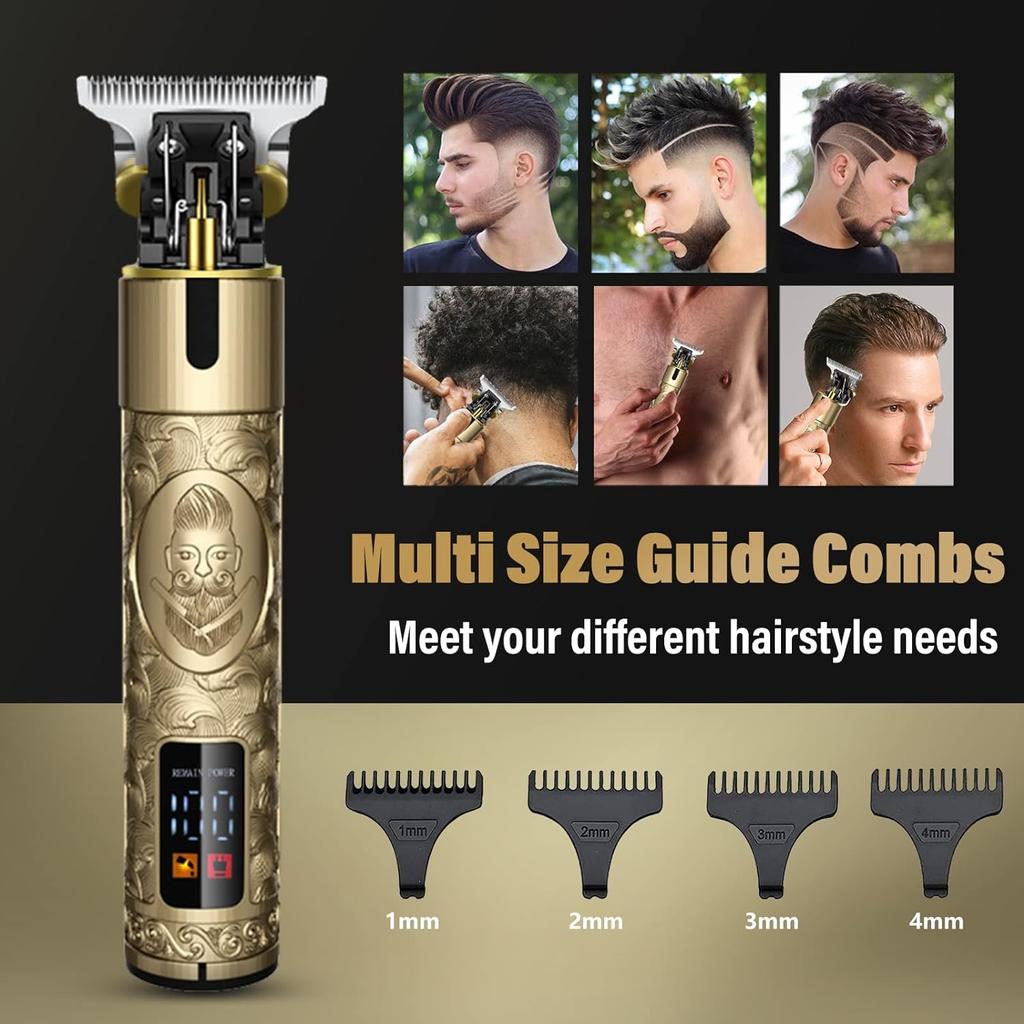 Hair Clippers & Electric Shaver Razor for Men, Triple Blades Beard Trimmer Precision Trimmer Set