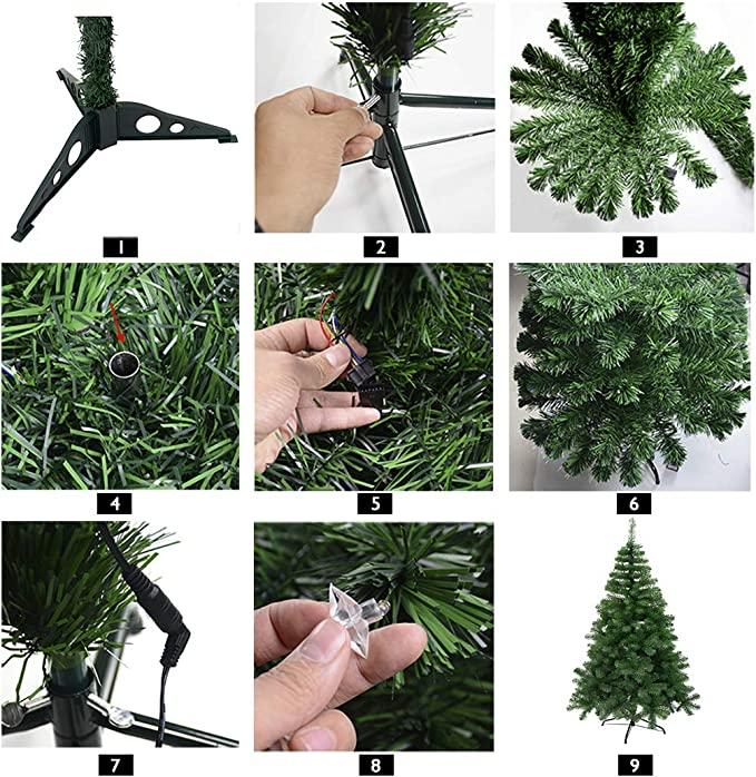 Искусственная новогодняя елка - высота 60 см. Цвет зеленый.