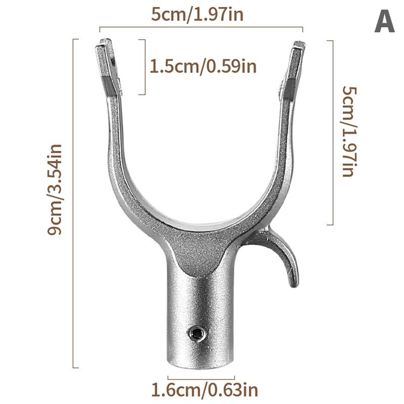 Вешалка для одежды из алюминиевого сплава, прочные аксессуары для дома, вилка для подвешивания белья