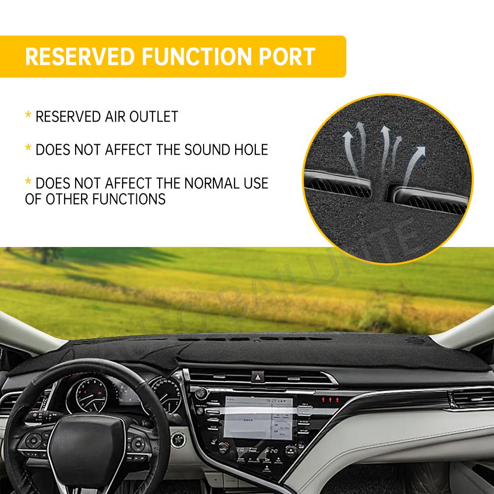 Для Toyota Camry 70 XV70 2022 2023 гибридный автомобильный коврик для приборной панели, избегайте легких подушечек, анти-УФ-защитный чехол, нескользящий