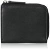Мини-кошелек Gione Flip Zip с молнией L-образной формы PG502ALP BLACK, защита от скимминга,