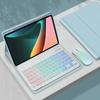 Чехол для клавиатуры для Xiaomi Pad 5/6 Pro 11 дюймов Redmi Pad SE 10,6, тонкий чехол-подставка для планшета с магнитно-съемной беспроводной Bluetooth-клавиатурой