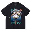 230 Gsm 100% Cotton Frieren V4 Print Unisex Heavy Cotton T Shirt