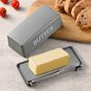 Plastic Butter Storage Box Anti-dirty Cheese Container New Butter Cutter Box  For Refrigerator