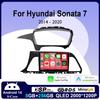Android 14 автомобильное радио для Hyundai Sonata 7 LF 2014 2015 2016 2017 - 2020 Мультимедийный видеоплеер Carplay Авто Навигация 5G WiFi