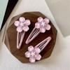 Hair Clip Flower Hair Clip Pink Sweet Barrettes Vintage Sakura Hairpin  Headdress