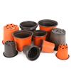 Thickened Plastic Plant Nursery Pot 2 Color Seedling Pot Flower Plant Container for Garden Balcony