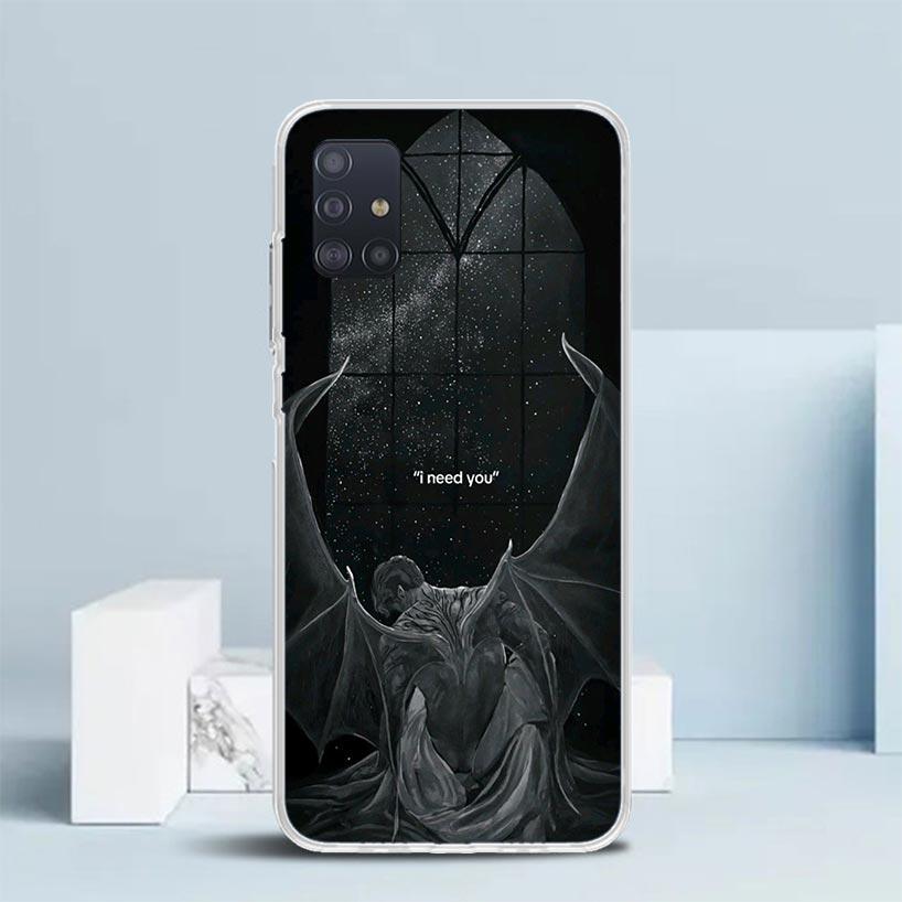 Мягкая обложка «Королевство шипов и роз» для чехла телефона Samsung Galaxy A12 A22 A32 A52 A72 A02S Note 20 Ultra 10 S10 Plus A51 A71 A50