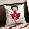 Cute BBetty BBoop Cushion Cover Reversible Soft Durable Pillow Cover Home  Car MultiScene Use for Daily Comfort