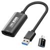 Видеозахватная карта Guermok USB 3.0 для стриминга игр, 4K CamLink, 1080P@60FPS, Устройство захвата HDMI на USB A/C, Совместимо с Oculus Quest 3/iPad/mac