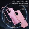 For iPhone 17 Case 3 in 1 Shockproof TPU PC Phone Cover