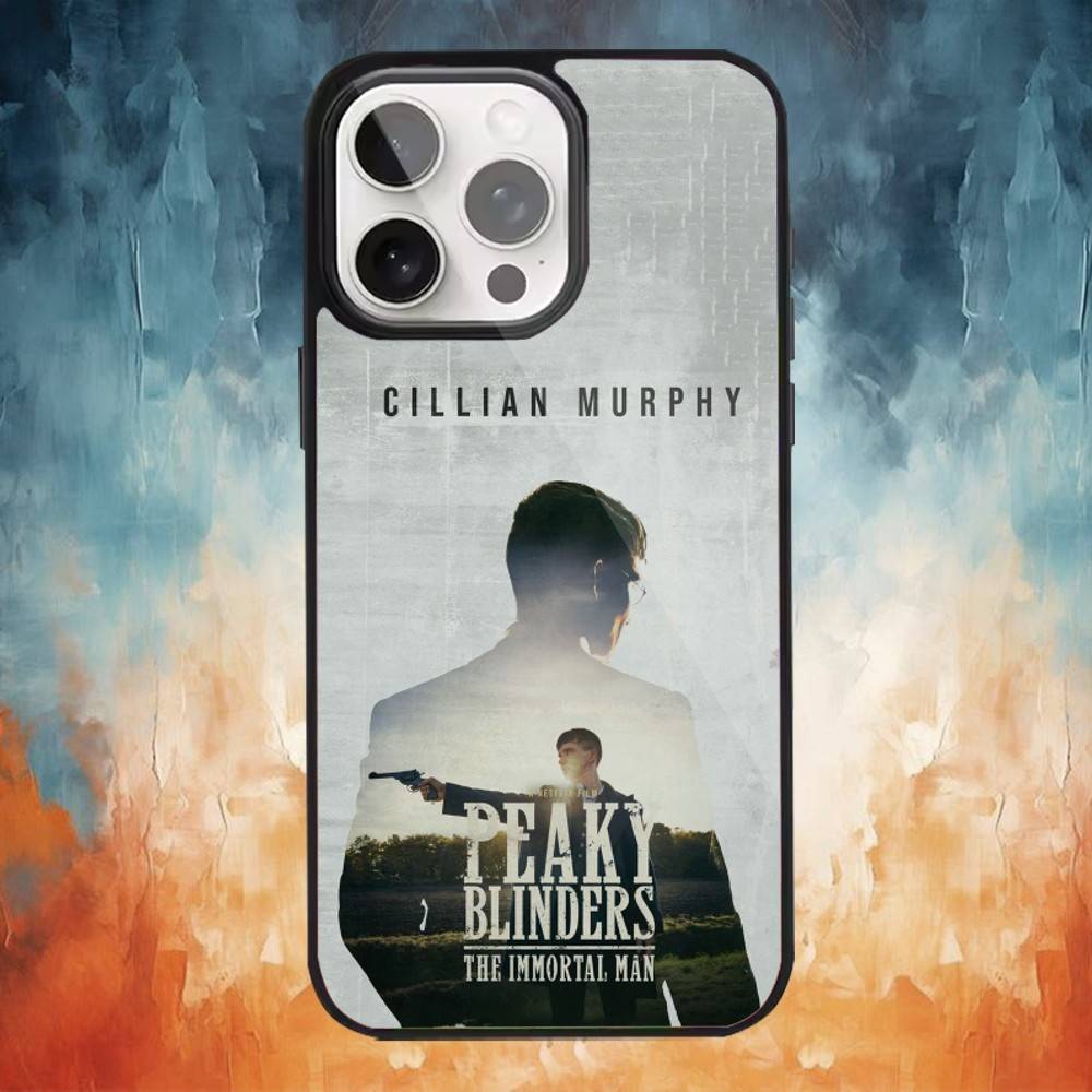Чехол для телефона P-Peaky Blinders The Immortal Man для iPhone 17 16 15 14 13 12 Pro Max Plus с поддержкой MagSafe Беспроводная магнитная крышка
