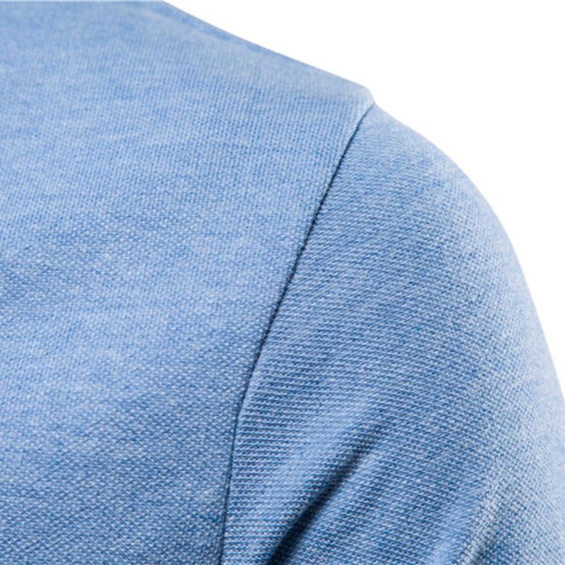 Однотонная деловая и социальная рубашка поло из 100% хлопка для мужчин, повседневные базовые рубашки поло, летние качественные топы, мужские мужские поло с короткими рукавами