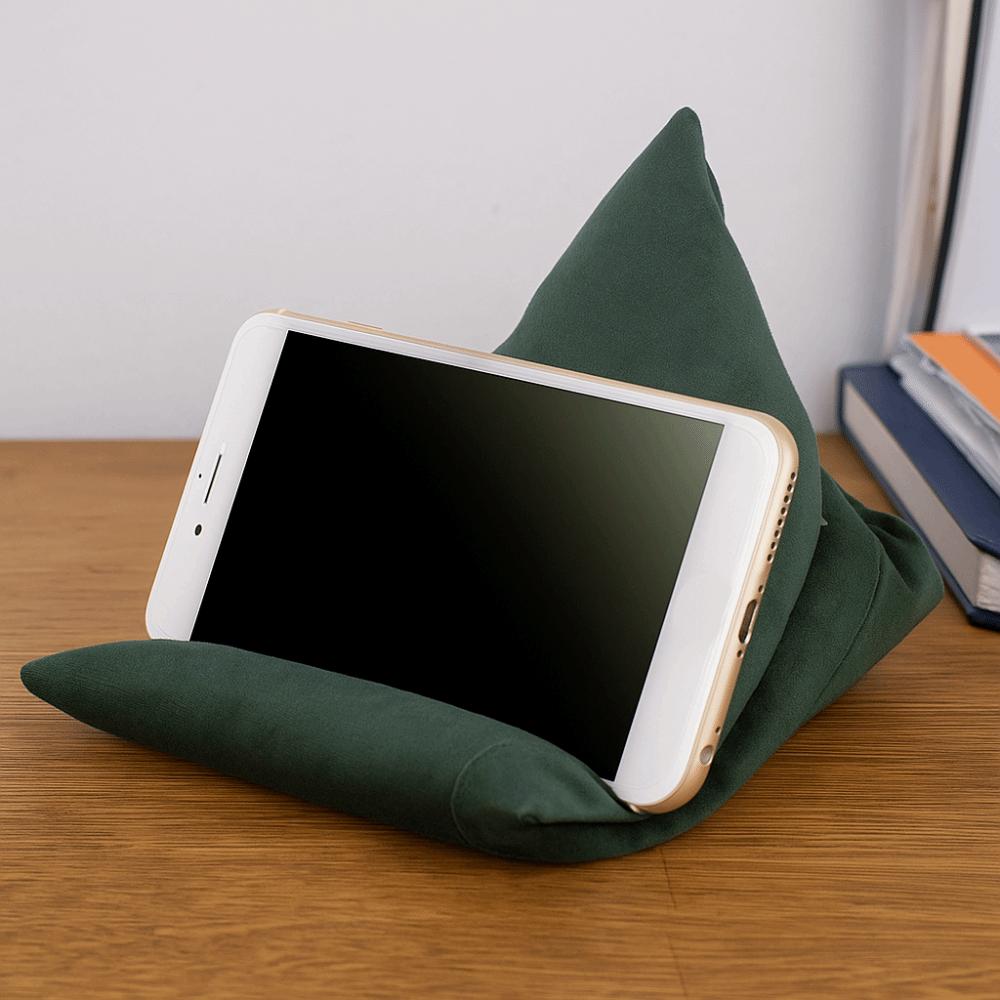 Velvet Pillows Mobile Phone Holder Skin Friendly Soft Fabric Phone Rack Desk Tablet Phone