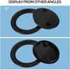 Черные круглые нескользящие смотровые люки - размеры 4", 6", 8" со съемной крышкой - откручивающаяся крышка люка из АБС-пластика для каяка, яхты, черная
