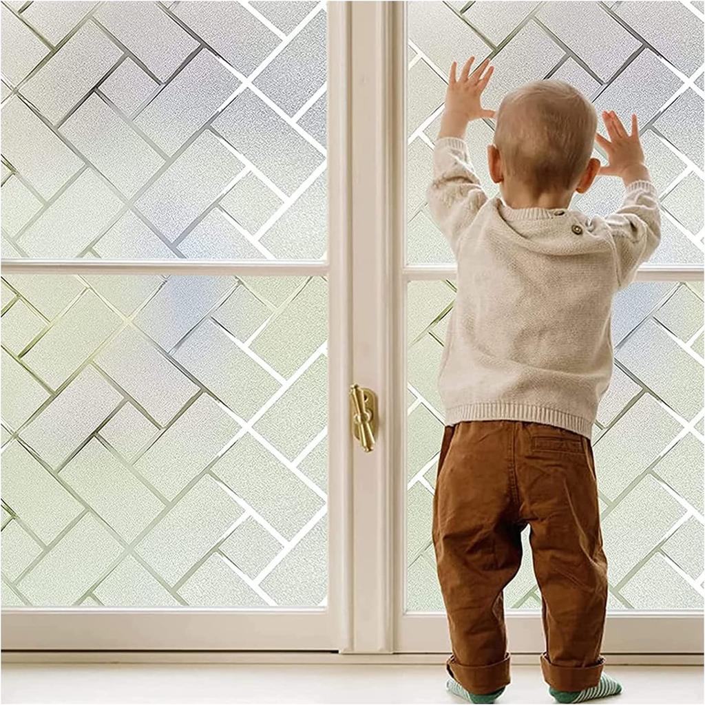 Пленка для защиты окон Матовая пленка для окон Солнцезащитная пленка для окон Неклеящаяся терморегулирующая съемная наклейка на окно Главная