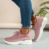 Модные женские кроссовки 2024 Новые весенне-осенние Новые сетчатые дышащие туфли на плоской подошве Удобные легкие вязаные кроссовки Дизайнерская обувь