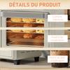 Air fryer mini oven, 10 L, 1000 W, 80-230 C, timer, 32 x 27.2 x 29.8 cm