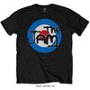 The Jam Spray Target Logo Black Mod Classic Rock Unisex T-shirt