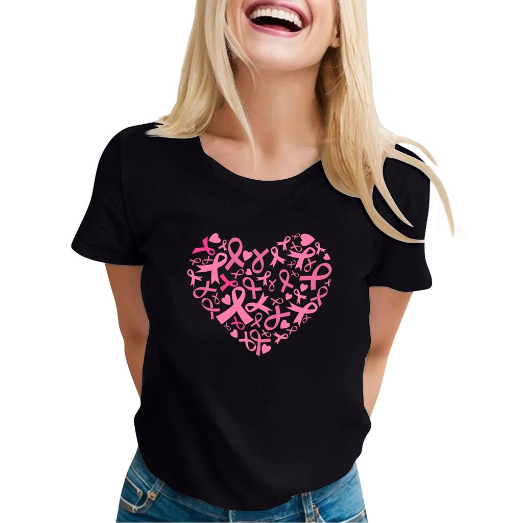 Женская мода, повседневная блузка с коротким рукавом и круглым вырезом, пуловер с принтом