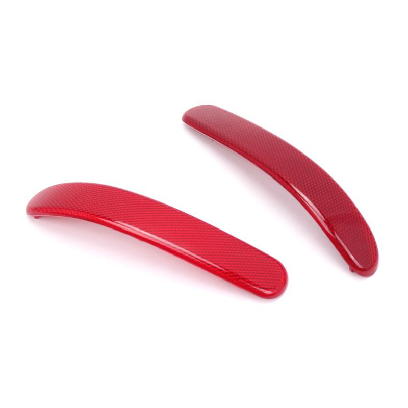 Red Lens Car Rear Bumper Reflector Lights Housing Replacement for BMW for Mini Cooper Clubman R55 2008-2014 Night Driving Safety Warning Lamp