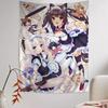 VIKAMA Nekopara Аниме Кошка-Девушка Горничная Гобелен Дизайн Гарема Кавайный Декор Стены Спальни Идеально для Фотозон И Оформления Комнаты