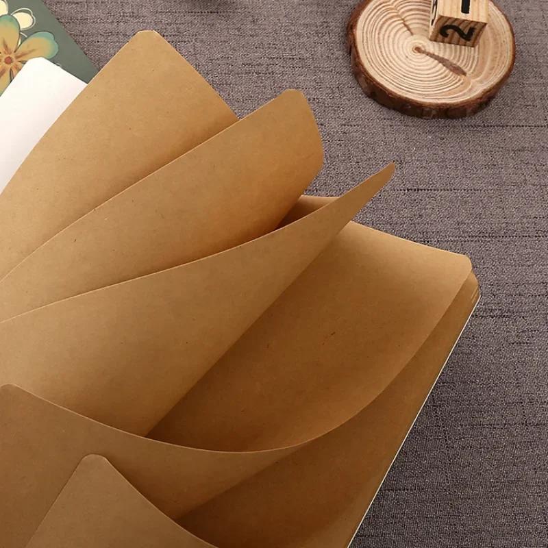 Красивые цветочные блокноты 24 страницы Чистые блокноты из крафт-бумаги Канцелярские принадлежности для учеников и учителей Назад в школу