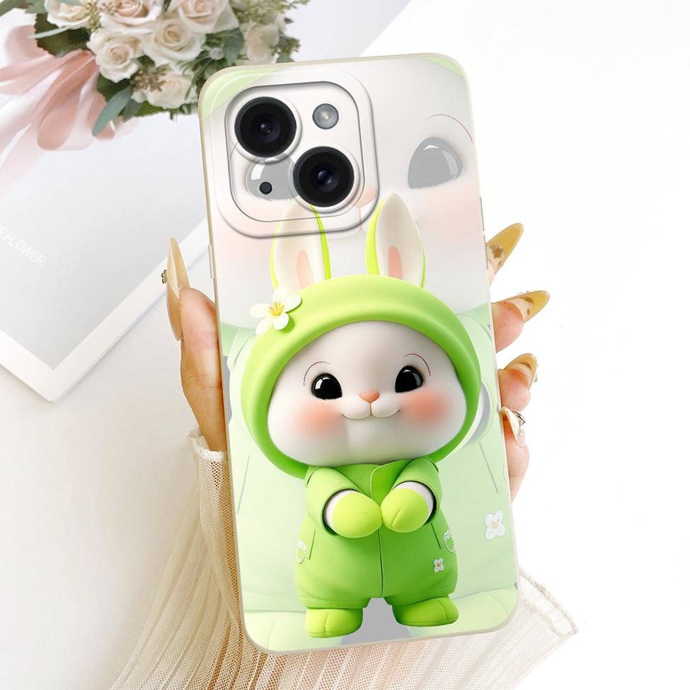 6.1'' Casing For iPhone 15 Case Fashion Cartoon Cute Funny Painted Silicone Phone Cover A3090 A2846 A3089 A3092