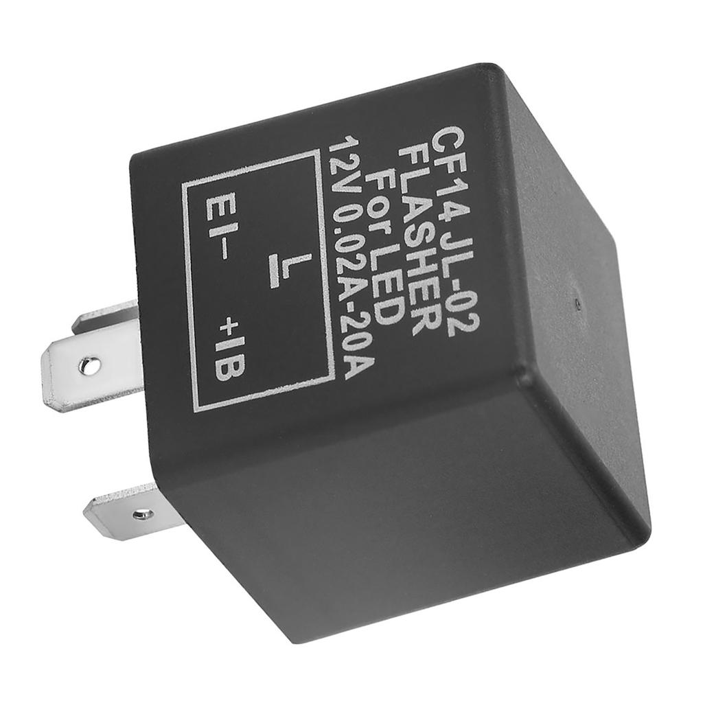 CF14 JL-02 3-контактный светодиодный мигающий реле-прерыватель для указателей поворота, устранение гипермигания, 12 В