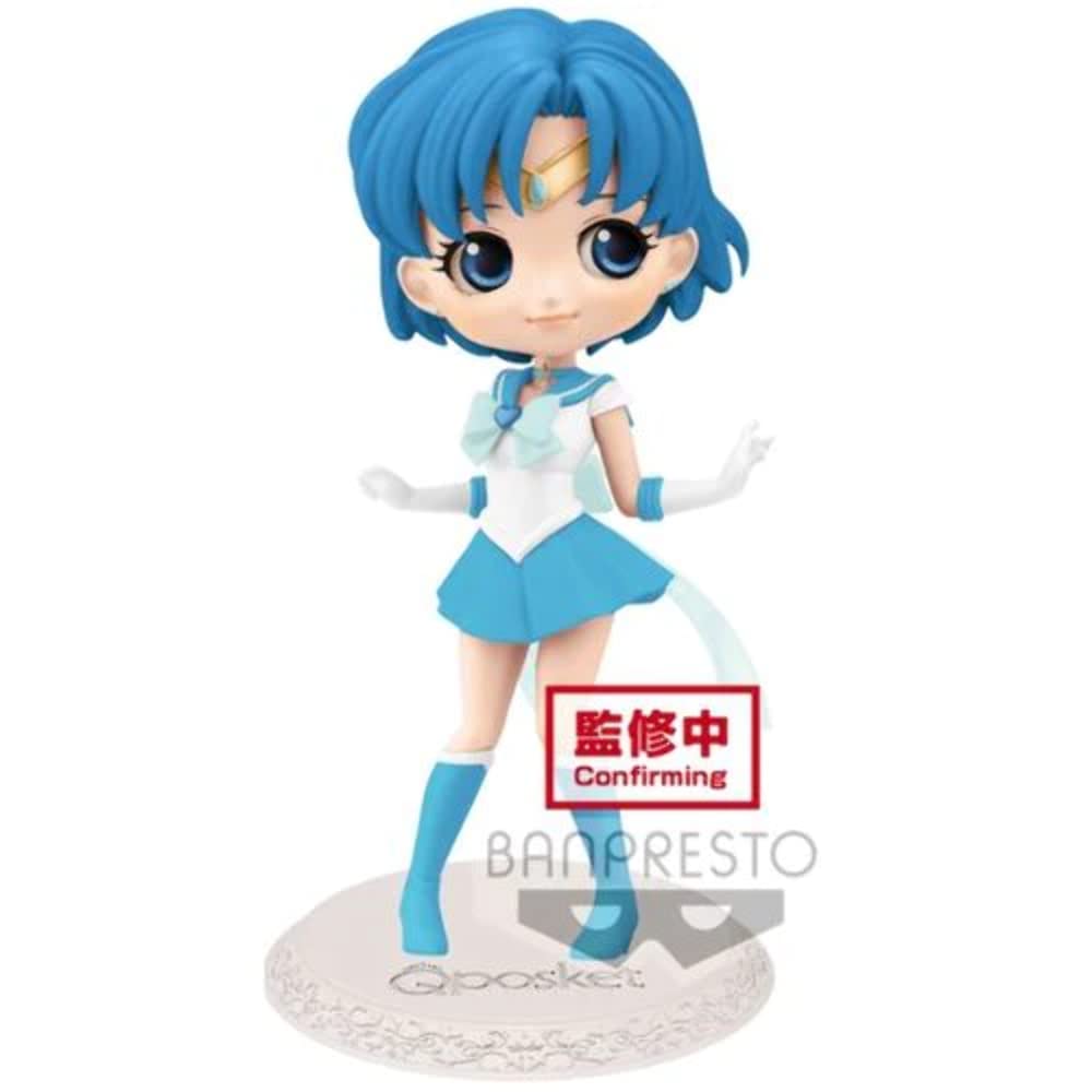 Киноверсия Sailor Moon Eternal Q поскет SUPER SAILOR MERCURY пастельный цвет