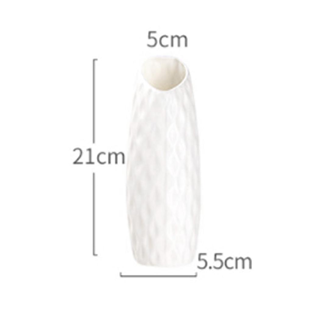 Ваза для цветов в скандинавском стиле, имитация вазы для цветов, украшение для гостиной, столовой, тип C, белый цвет