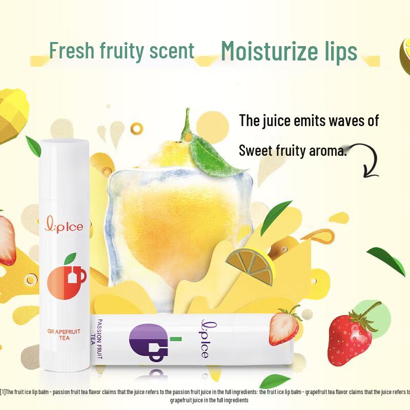 MENTHOLATUM Фруктовый ледяной бальзам для губ