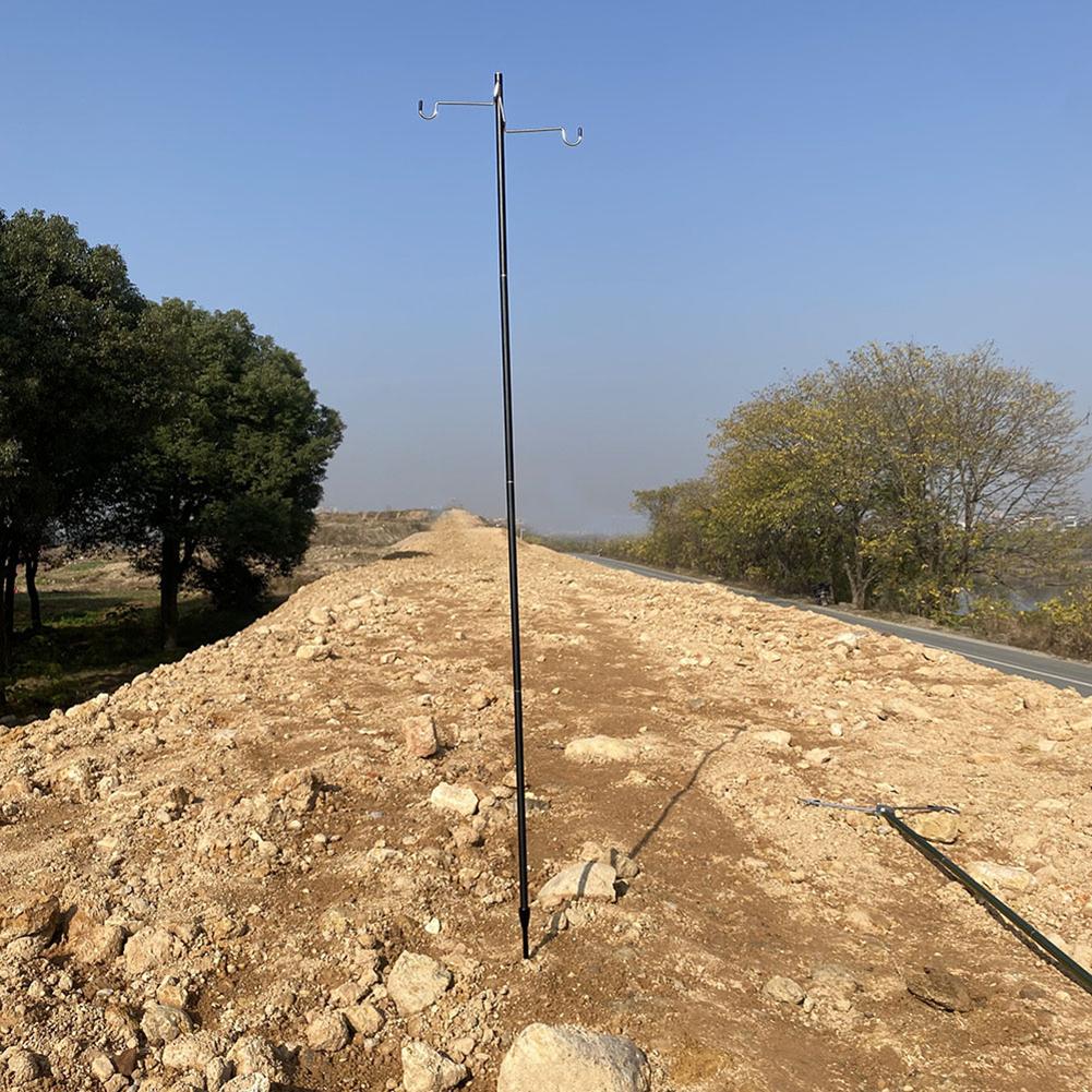 1 комплект уличных фонарных столбов, легкая складная подставка для фонаря, подвесной держатель для фонаря с сумкой для хранения для активного отдыха на открытом воздухе