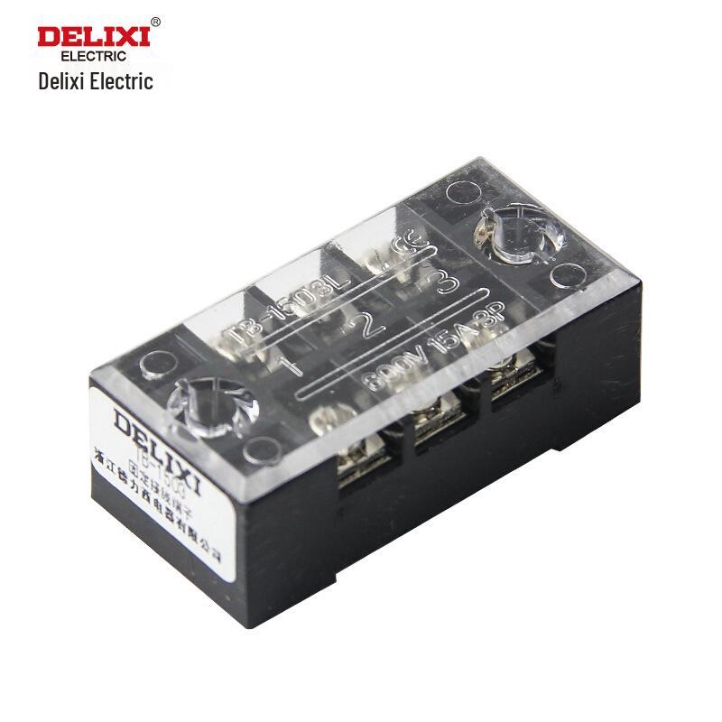 Клеммный блок Delixi серии TB - 15А, 25А, 45А.